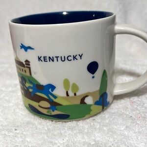 Starbucks Souvenir coffee mug Kentucky you are here collection